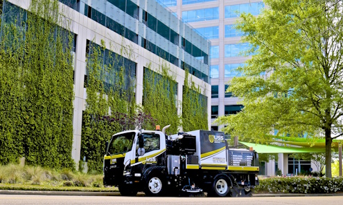 Sweeping truck equipment