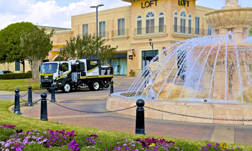 Sweeping truck equipment